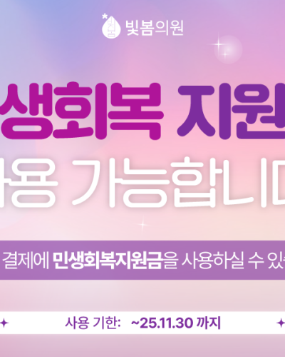 민생지원금 사용 안내